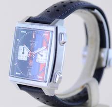 Thumbnail von TAG Heuer Monaco Steve McQueen Gulf Special Edition Saphir blue Dial B+P rar