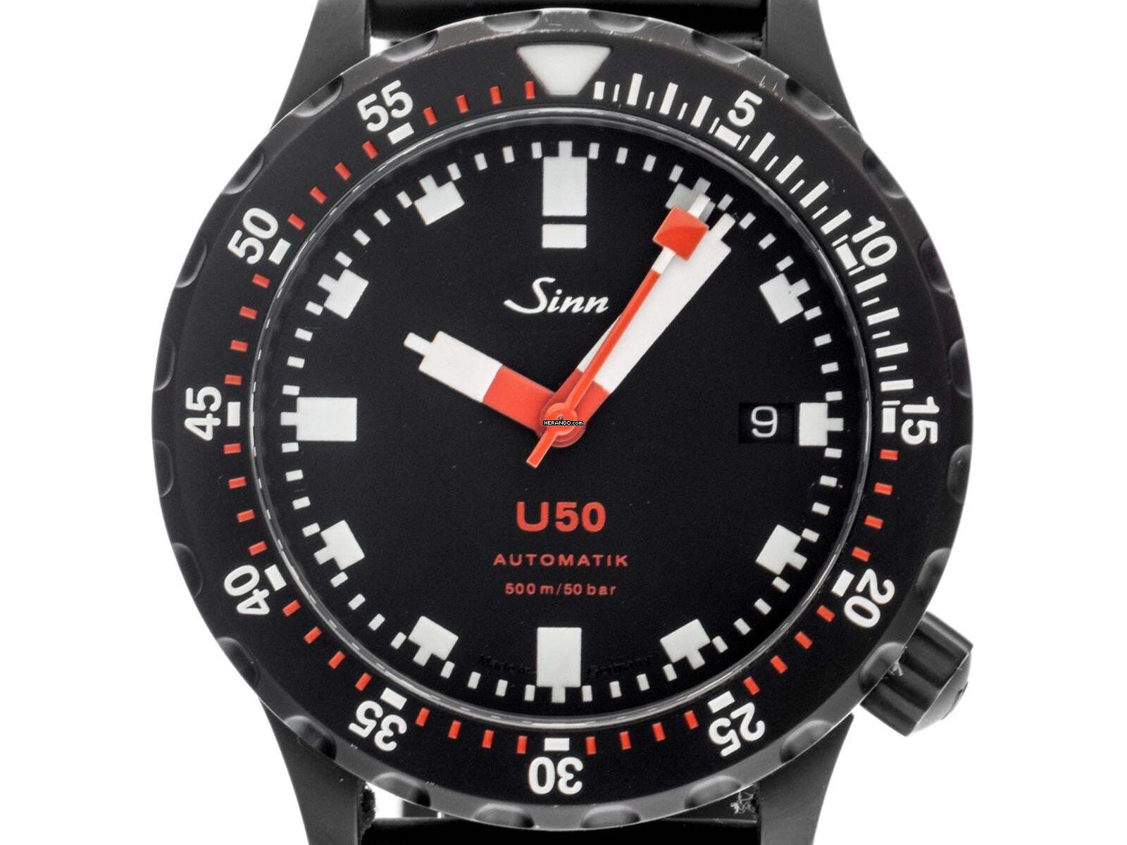 Sinn U50 Taucheruhr U50 S Ref.1050.020 2020 Full Set guter Zustand Vintage U50 S