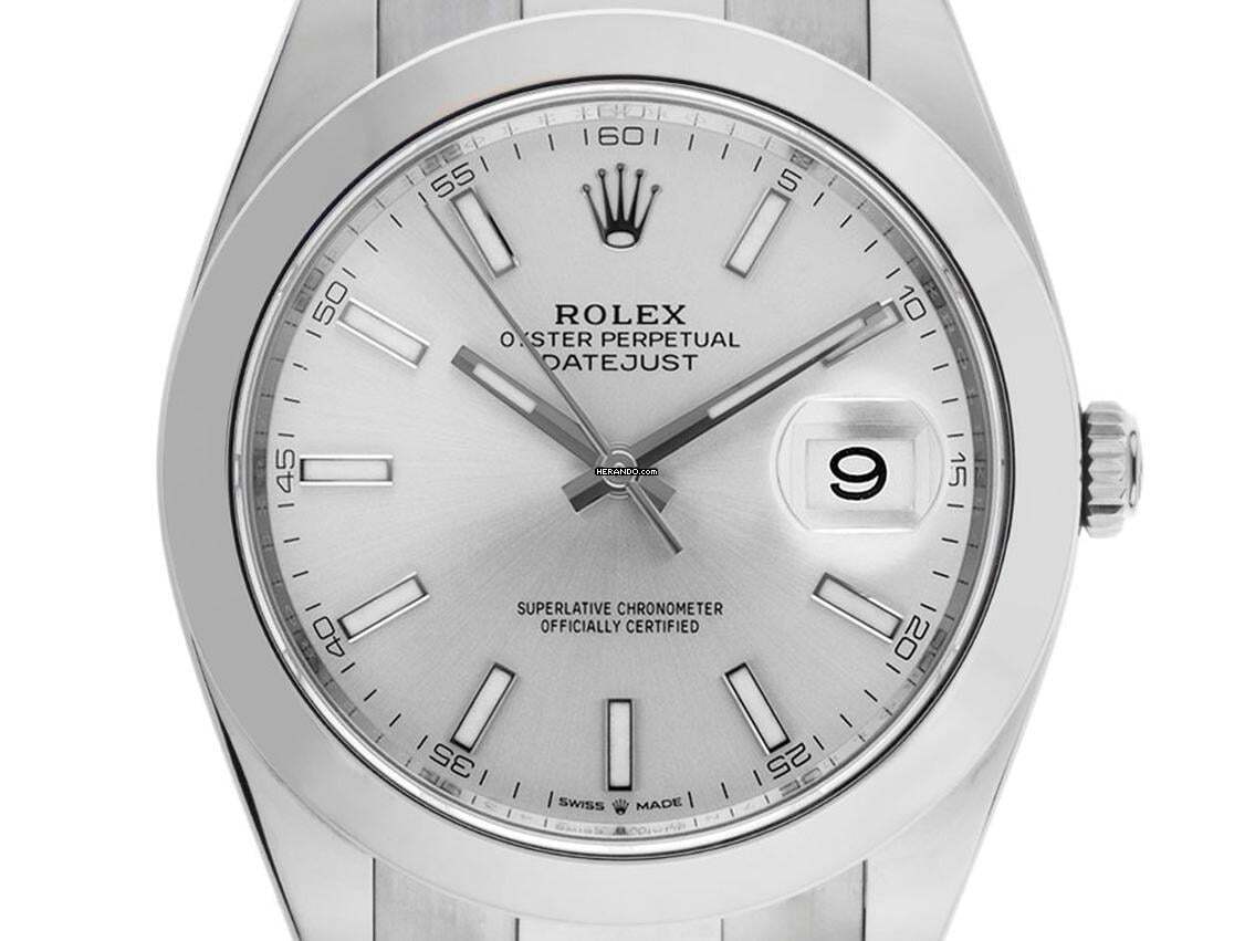 Rolex Datejust 41 Ref.126300 2019 LC 100 Full Set wie Neu Datejust