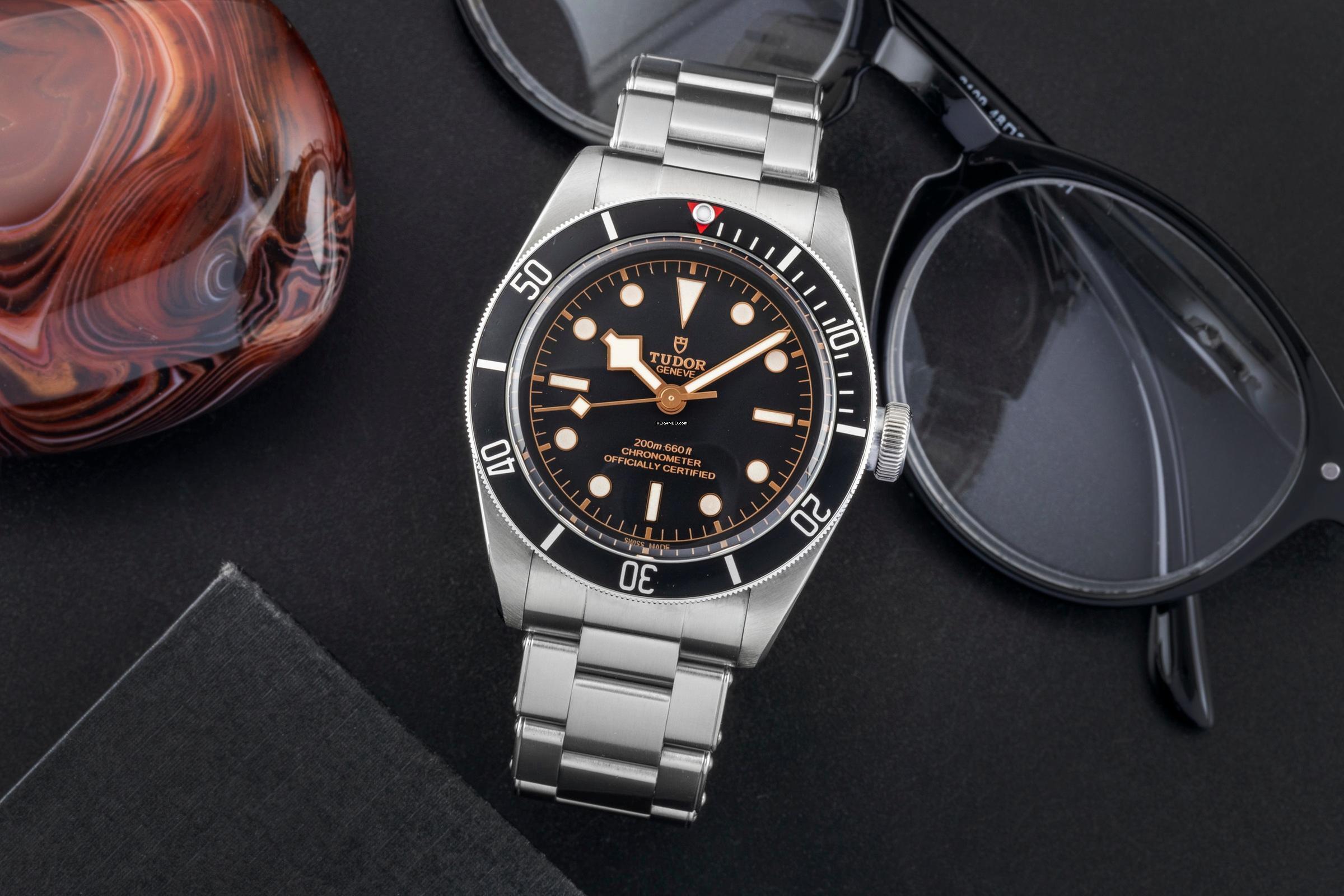 Tudor Black Bay 41 Edelstahl Black Dial Automatik Herrenuhr Ref. 79230