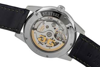 Thumbnail von Glashütte Original Senator Panoramadatum Stahl Automatik Herrenuhr Ref. 1-39-42-14-24-04