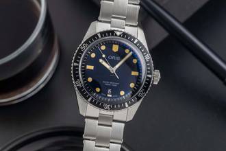 Thumbnail von Oris Divers Sixty Five Stahl Automatik Ref. 01 733 7707 4055-07 8 20 18 B&P 2020