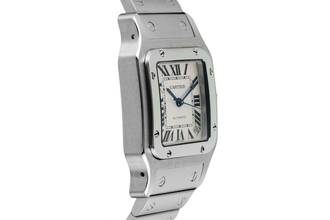Thumbnail von Cartier Santos Galbée Stahl Automatik Herrenuhr Ref. W20098D6 Klassiker