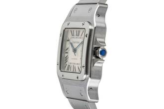 Thumbnail von Cartier Santos Galbée Stahl Automatik Herrenuhr Ref. W20098D6 Klassiker