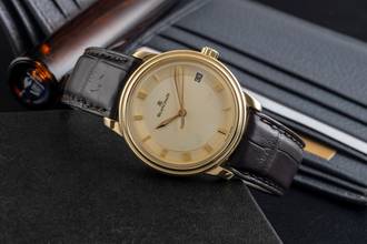 Thumbnail von Blancpain Villeret 18k (0,750) Gold Automatik Herrenuhr Ref. 1158