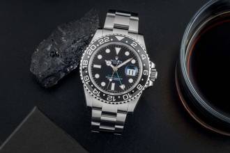 Thumbnail von Rolex GMT-Master II Oyster Edelstahl Automatik Herrenuhr Ref. 116710LN B&P 2009