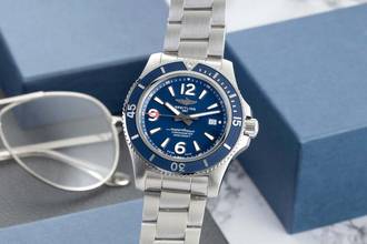Thumbnail von Breitling Superocean 44 Stahl Automatik Herrenuhr Ref. A17367D81C1A1 B&P 2023