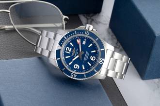 Thumbnail von Breitling Superocean 44 Stahl Automatik Herrenuhr Ref. A17367D81C1A1 B&P 2023