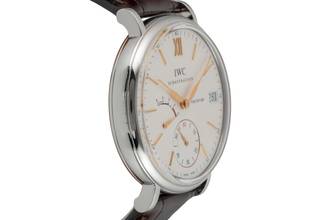 Thumbnail von IWC Portofino Handaufzug Hand-Wound Eight Days Edelstahl Herrenuhr Ref. IW510103 Box