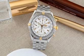 Thumbnail von Breitling Chronomat Chronograph Stahl / Gold Automatik Herrenuhr Ref. B13352