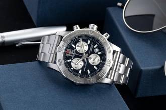 Thumbnail von Breitling Colt Chronograph II Edelstahl Quarz Herrenuhr Ref. A7338710