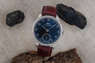 Thumbnail von IWC Portugieser Handaufzug Hand-Wound Edelstahl Handaufzug Herrenuhr Ref. IW545407