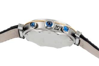 Thumbnail von Cartier Pasha Chronograph Stahl / Gold Quarz Herrenuhr Ref. W3101155