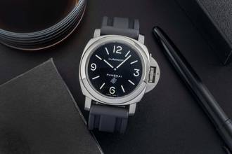 Thumbnail von Panerai Luminor Base Logo 44 Stahl Handaufzug Herrenuhr Ref. PAM00000 B&P 2015
