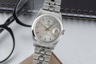 Thumbnail von Tudor Prince Date Day Silver Dial Edelstahl Automatik Ref. 76200