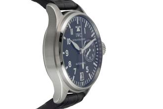 Thumbnail von IWC Duża pilotka z Schaffhausen Big Pilot Automatik 7 dni stalowy zegarek męski Ref IW500201 dokumenty