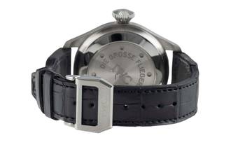 Thumbnail von IWC Duża pilotka z Schaffhausen Big Pilot Automatik 7 dni stalowy zegarek męski Ref IW500201 dokumenty