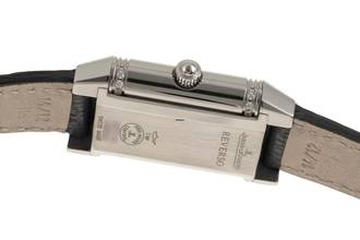 Thumbnail von Jaeger-LeCoultre Reverso Diamanten Handaufzug Ref. Q2668420 266.8.44 B&P 2012
