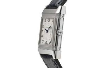 Thumbnail von Jaeger-LeCoultre Reverso Diamanten Handaufzug Ref. Q2668420 266.8.44 B&P 2012
