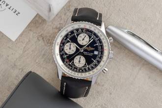 Thumbnail von Breitling Old Navitimer Chronograph ze stali nierdzewnej Automatyczny Ref. A13322 B&P 1999