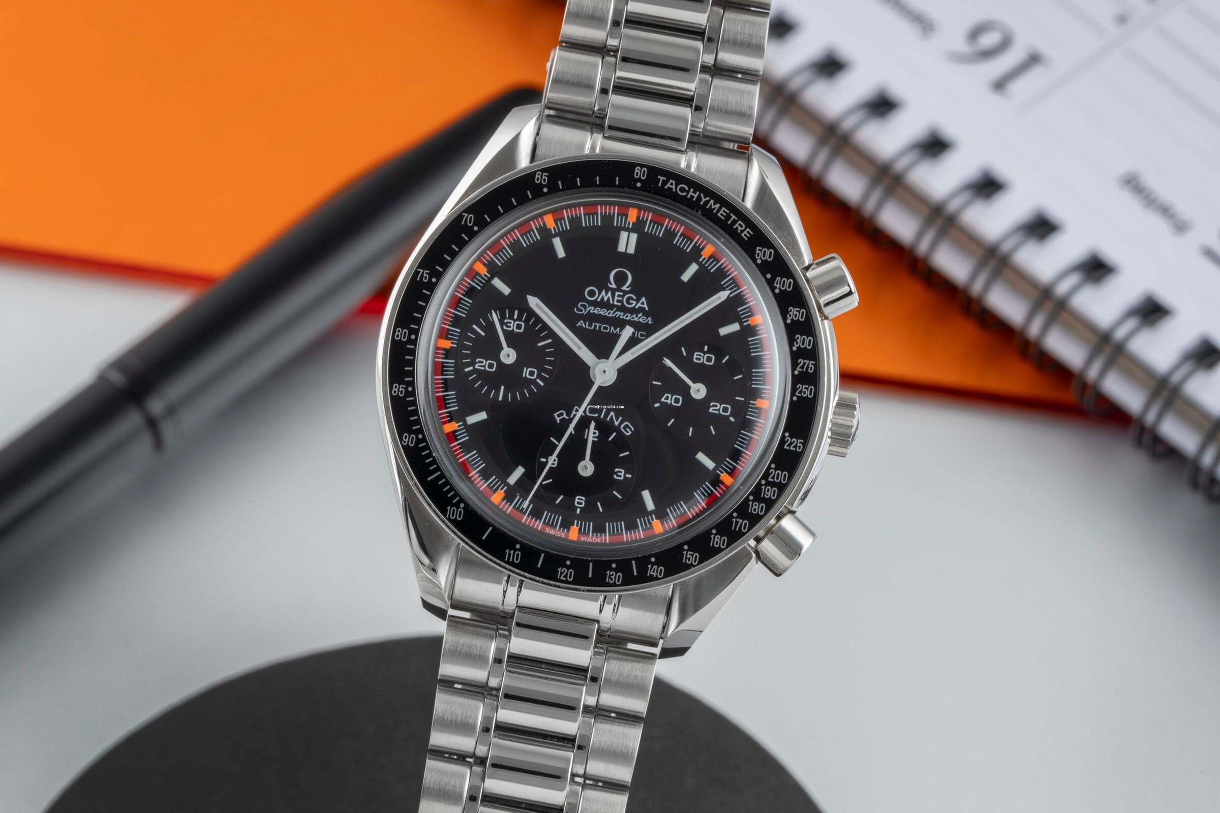 Omega Speedmaster Reduced Racing Schumacher Chronograph Ref. 3518.50.00