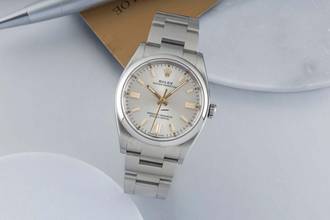 Thumbnail von Rolex Oyster Perpetual 36 Silver Dial Stahl Automatik Ref. 126000 B&P 2021