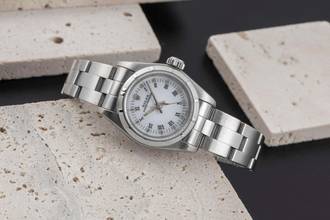 Thumbnail von Rolex Oyster Perpetual 26 Lady Automatik Edelstahl Damenuhr Ref. 67230 Papiere 1995