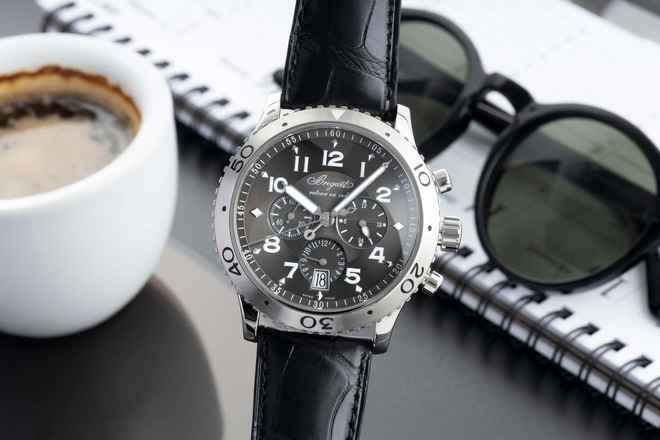 Breguet Type XX - XXI - XXII Flyback Kronograf Otomatik Çelik Erkek Saat Ref. 3810