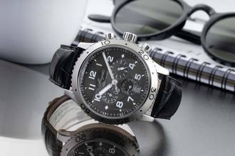 Thumbnail von Breguet Type XX - XXI - XXII Flyback Chronograph Automatik Stahl Herrenuhr Ref. 3810