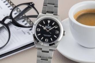 Thumbnail von Rolex Explorer 40 Oyster Edelstahl Automatik Herrenuhr Ref. 224270 B&P 2023