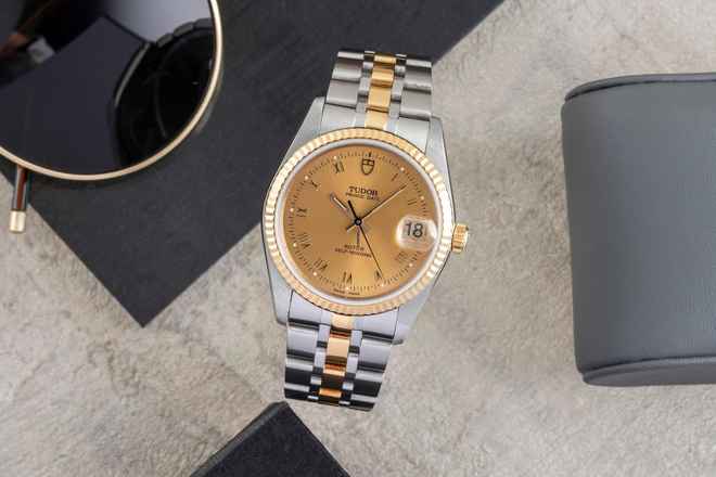 Tudor Prince Date Çelik / Altın Otomatik Ref. 74033 Evraklar 2009
