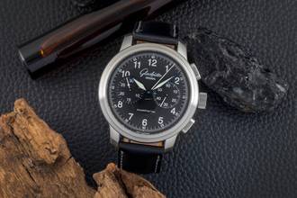 Thumbnail von Glashütte Original Senator Navigator Chronograph acciaio automatico Ref. 1-39-34-17-17-04