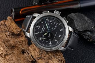 Thumbnail von Glashütte Original Senator Navigator Chronograph acciaio automatico Ref. 1-39-34-17-17-04