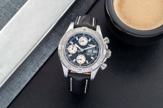 Thumbnail von Breitling Superocean Chronograph II Staal Automatisch Herenhorloge Ref. A13340 B&P 2011