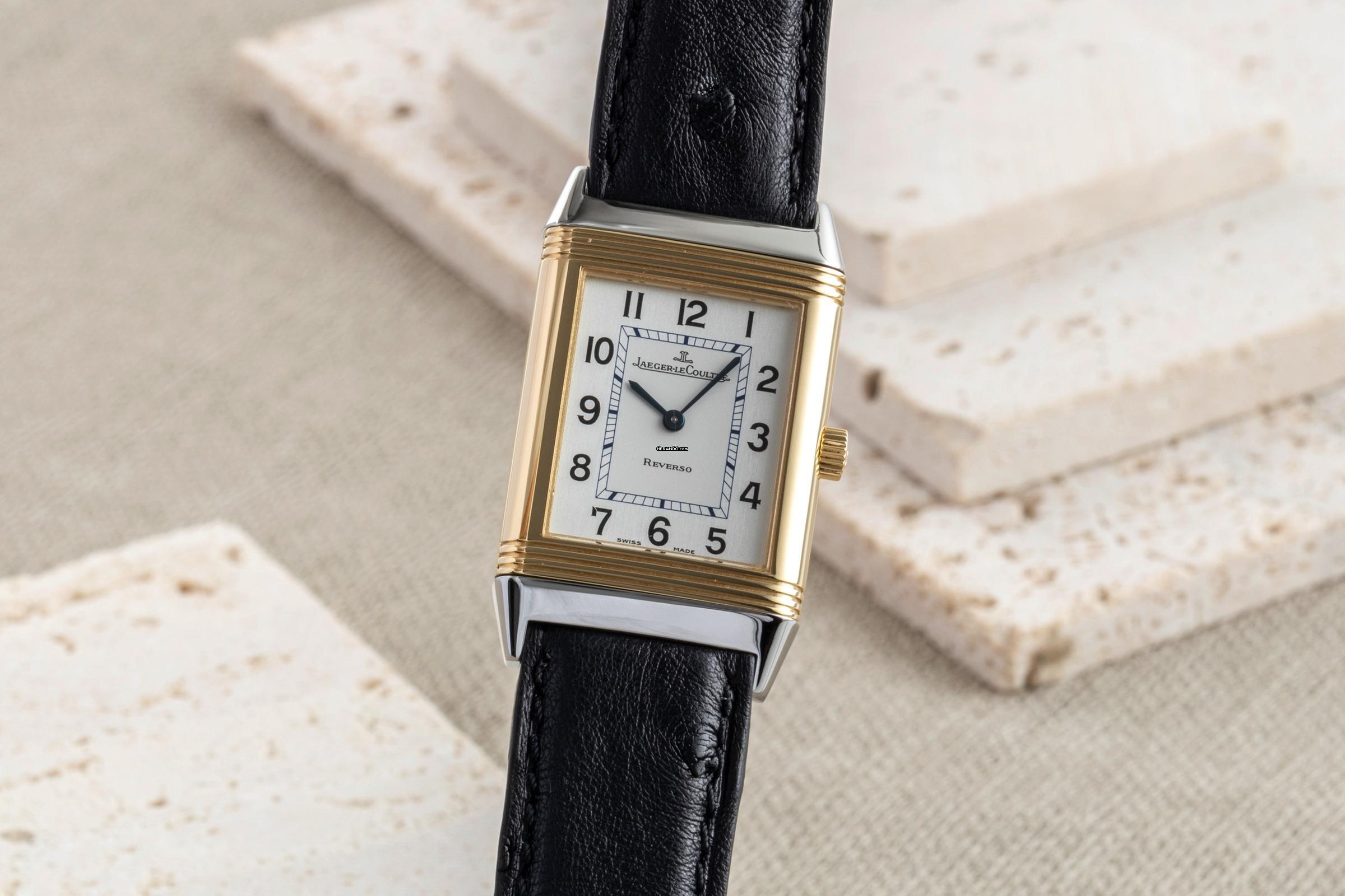 Jaeger-LeCoultre Reverso Stahl / Gold Handaufzug Damenuhr Ref. Q250541F