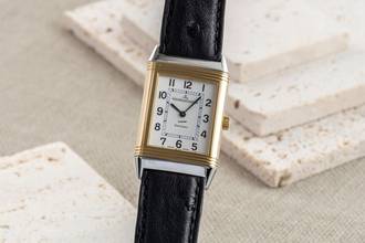 Thumbnail von Jaeger-LeCoultre Reverso Stahl / Gold Handaufzug Damenuhr Ref. Q250541F