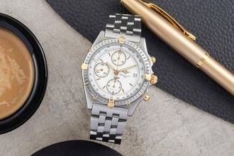 Thumbnail von Breitling Chronomat Chronograph ocel / zlatá automatická pánská hodinky Ref. B13050.1