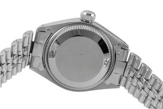 Thumbnail von Rolex Oyster Perpetual Lady Date Stahl Automatik Damenuhr 6924 Vintage