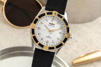 Thumbnail von Breitling J-Class Stahl Gold White Dial Automatik Herrenuhr Ref. 80250 Klassiker