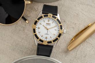 Thumbnail von Breitling J-Class Stahl Gold White Dial Automatik Herrenuhr Ref. 80250 Klassiker