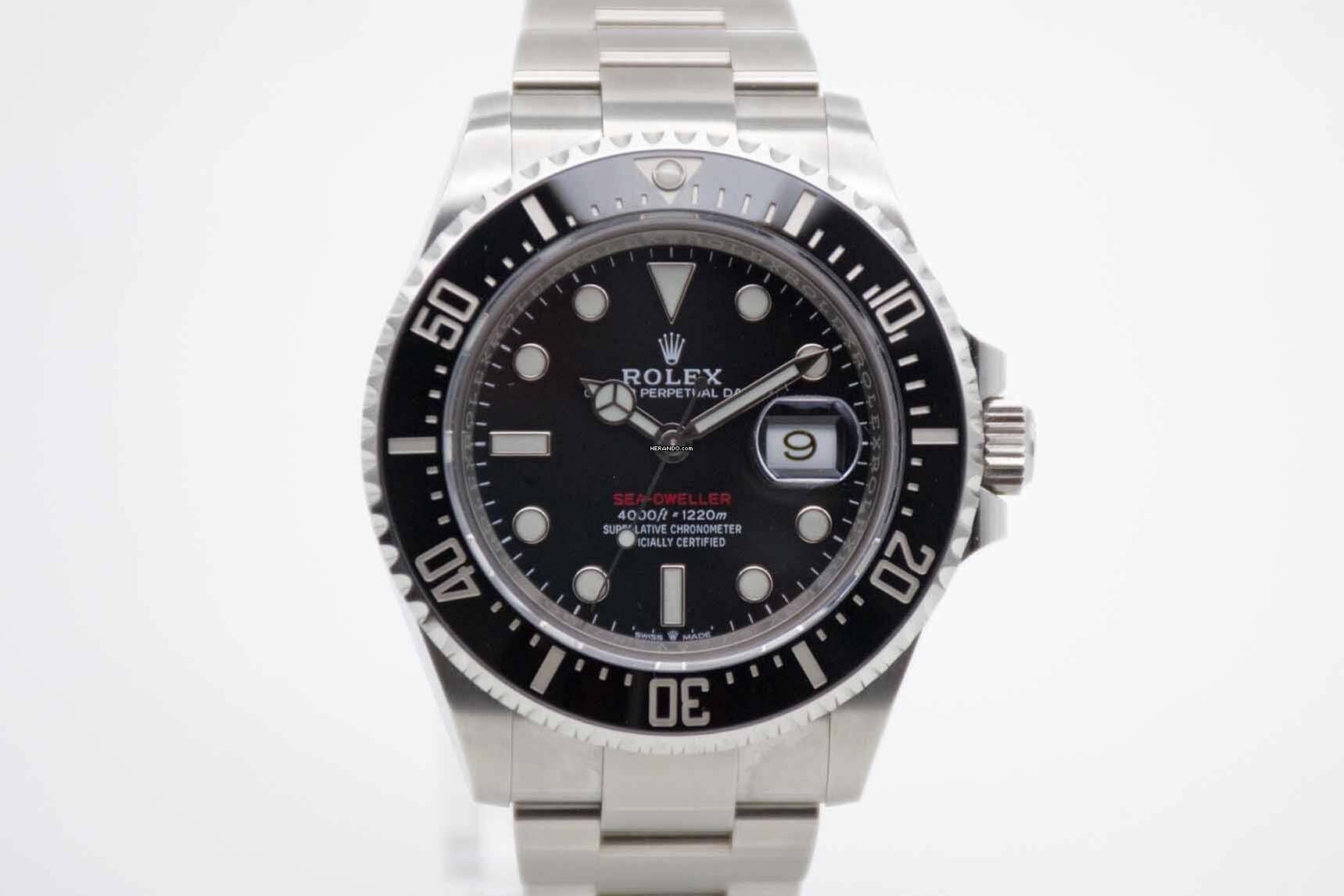Rolex Sea-Dweller Single Red SD43 126600 LC100 im perfekten Fullset