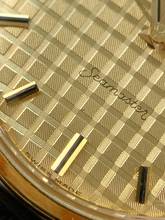 Thumbnail von Omega Seamaster Extremely rare Seamaster Solid Gold Vollgold Chessboard Dial Automatic Automatik ref 14742 14742