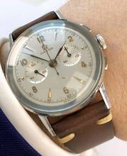Thumbnail von Omega Classic BIG 37mm Chronograph Oversize Jumbo Vintage Steel 2381 2381