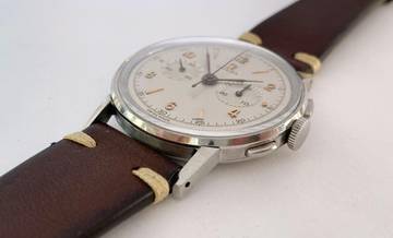 Thumbnail von Omega Classic BIG 37mm Chronograph Oversize Jumbo Vintage Steel 2381 2381