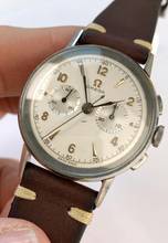 Thumbnail von Omega Classic BIG 37mm Chronograph Oversize Jumbo Vintage Steel 2381 2381