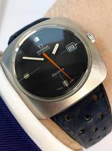 Thumbnail von Omega Genève Vintage Automatic Automatik Black Dial Orange Hand