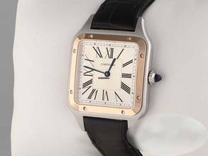 Thumbnail von Cartier Santos Dumont Lm Edelstahl Rosegold 750 W2sa0037 2025 Gold