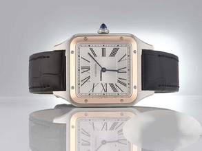 Thumbnail von Cartier Santos Dumont Lm Edelstahl Rosegold 750 W2sa0037 2025 Gold