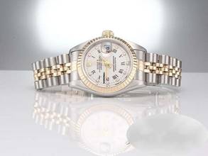 Thumbnail von Rolex Lady-Datejust Edelstahl Gelbgold 750 Diamanten Automatik Gold Stahl Stainless Steel 18kt Yellow Gold Jubilé-band Chronometer Oyster White Dial