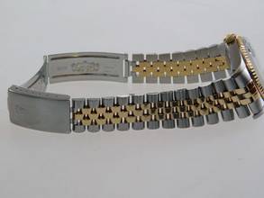 Thumbnail von Rolex Datejust 36 St / G 36 mm TOP Zustand und Top Band aus 1990 mit orig. Box und Zubehör